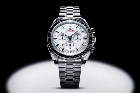 omega white side of the moon|omega white dial moonwatch.